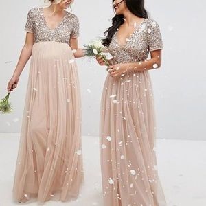 Sequin maxi dress